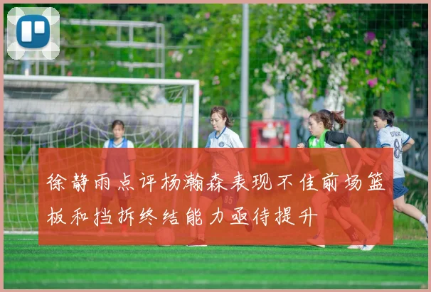 徐静雨点评杨瀚森表现不佳前场篮板和挡拆终结能力亟待提升